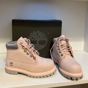 Light pink toddler Timberlands size 10